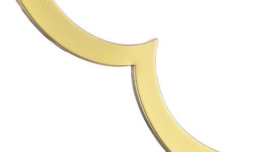 Adornia Clover Hoop Earrings In Gold
