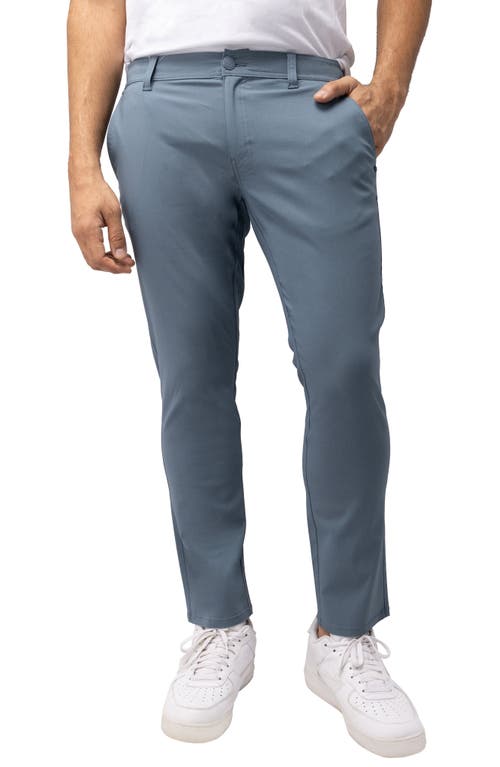 X-ray Xray Hidden Zip Pocket Twill Trousers In Ice Blue