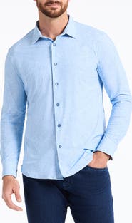 Robert Graham Thurston Paisley Knit Button-Up Shirt