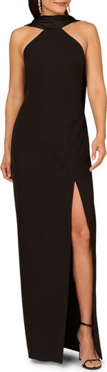 Bonded Crepe Gown
