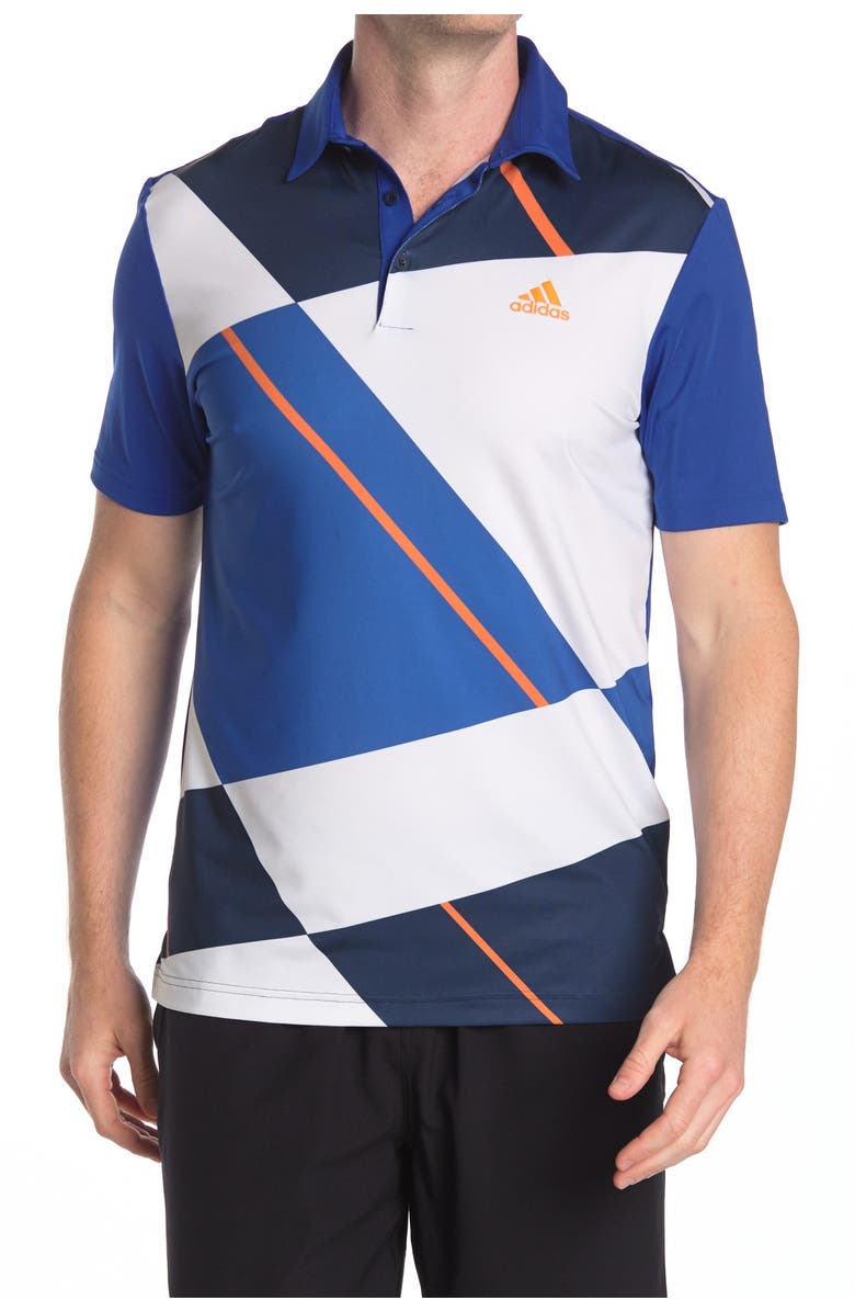 adidas Golf Ultimate365 Colorblock Polo Shirt, Main, color,