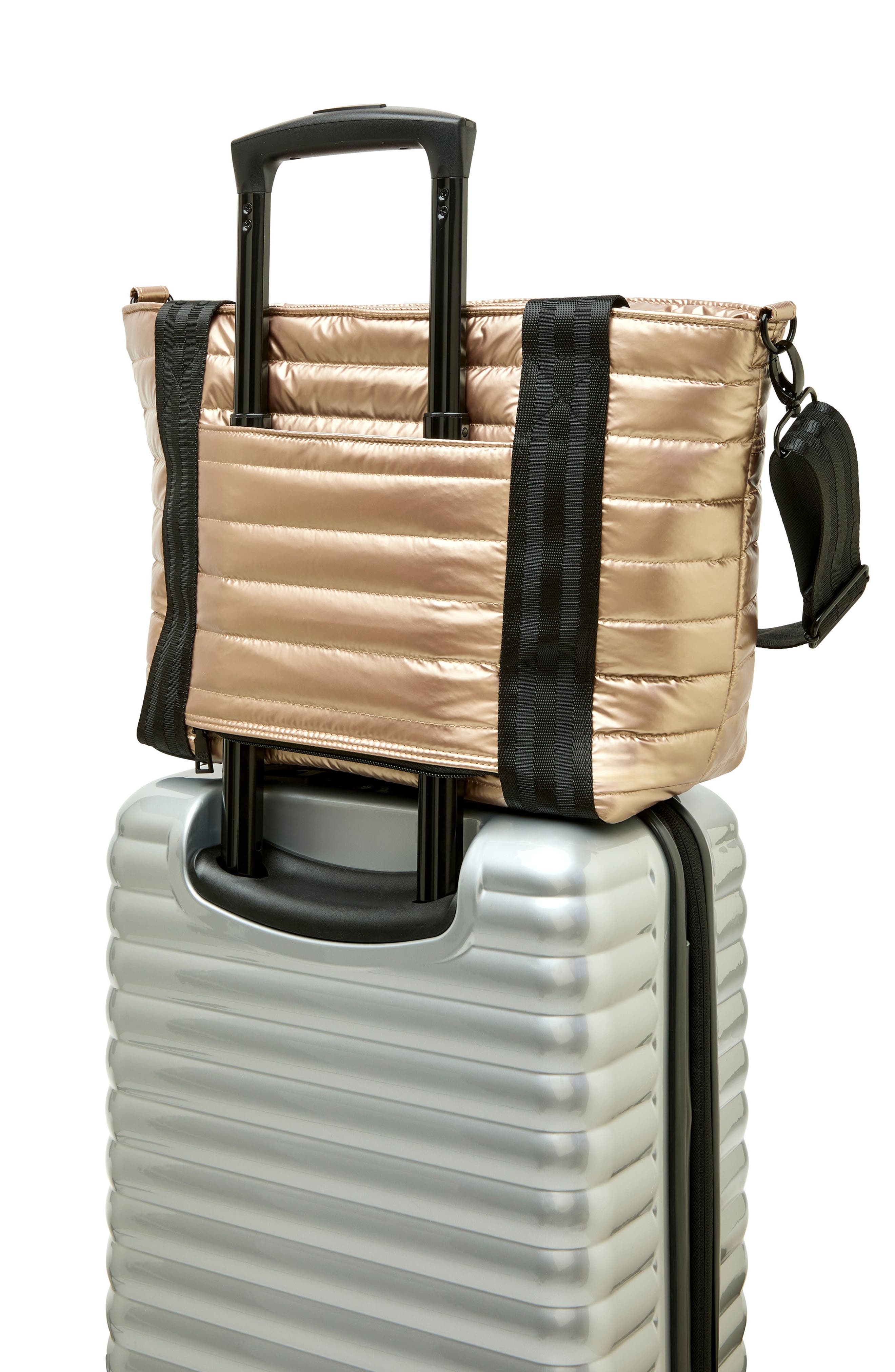 THINK ROYLN Jr. Jetset Wingman Tote Bag, Alternate, color, Pearl Cashmere