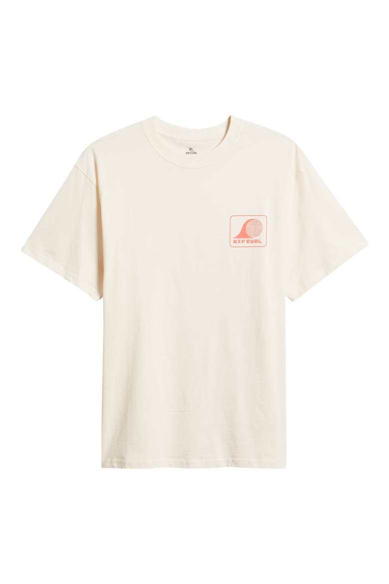 Rolling Wave Cotton Jersey Graphic T-Shirt, Alternate, color, BONE