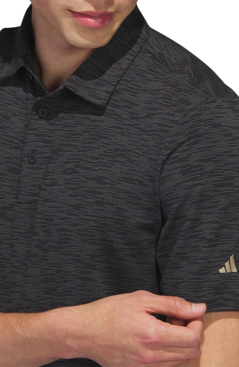 adidas Golf Space Dye Piqué Performance Golf Polo, Alternate, color, 