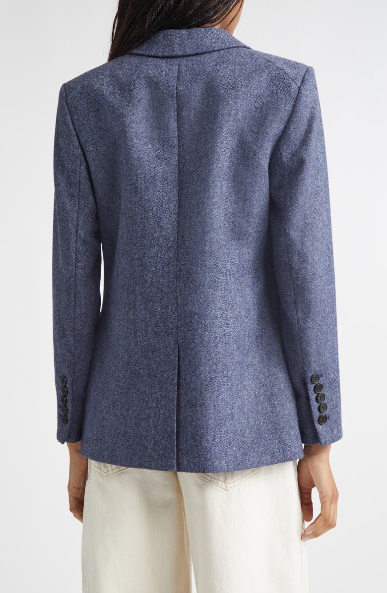 Veronica Beard Vega Wool Dickey Jacket, Alternate, color, Blue Melange