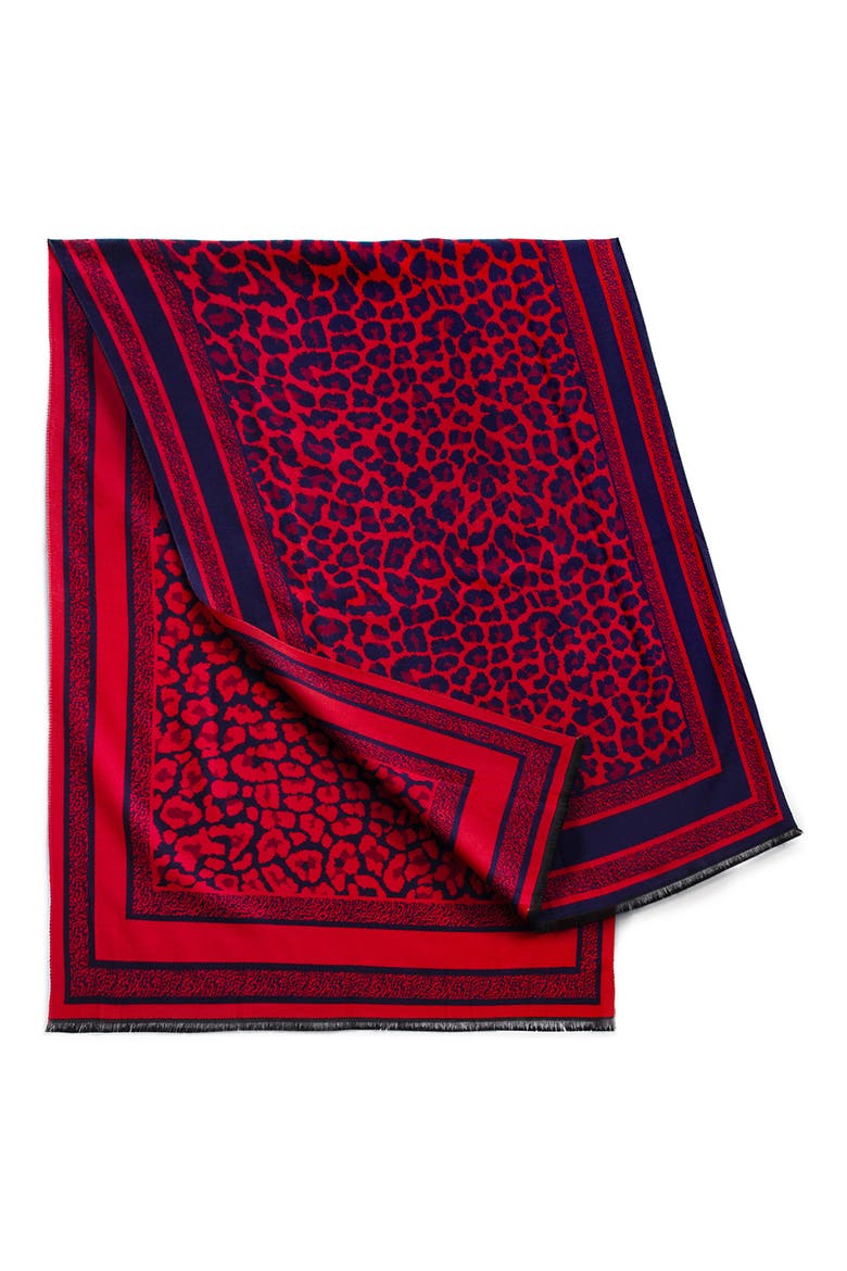 Reversible Scarf, Alternate, color, RED