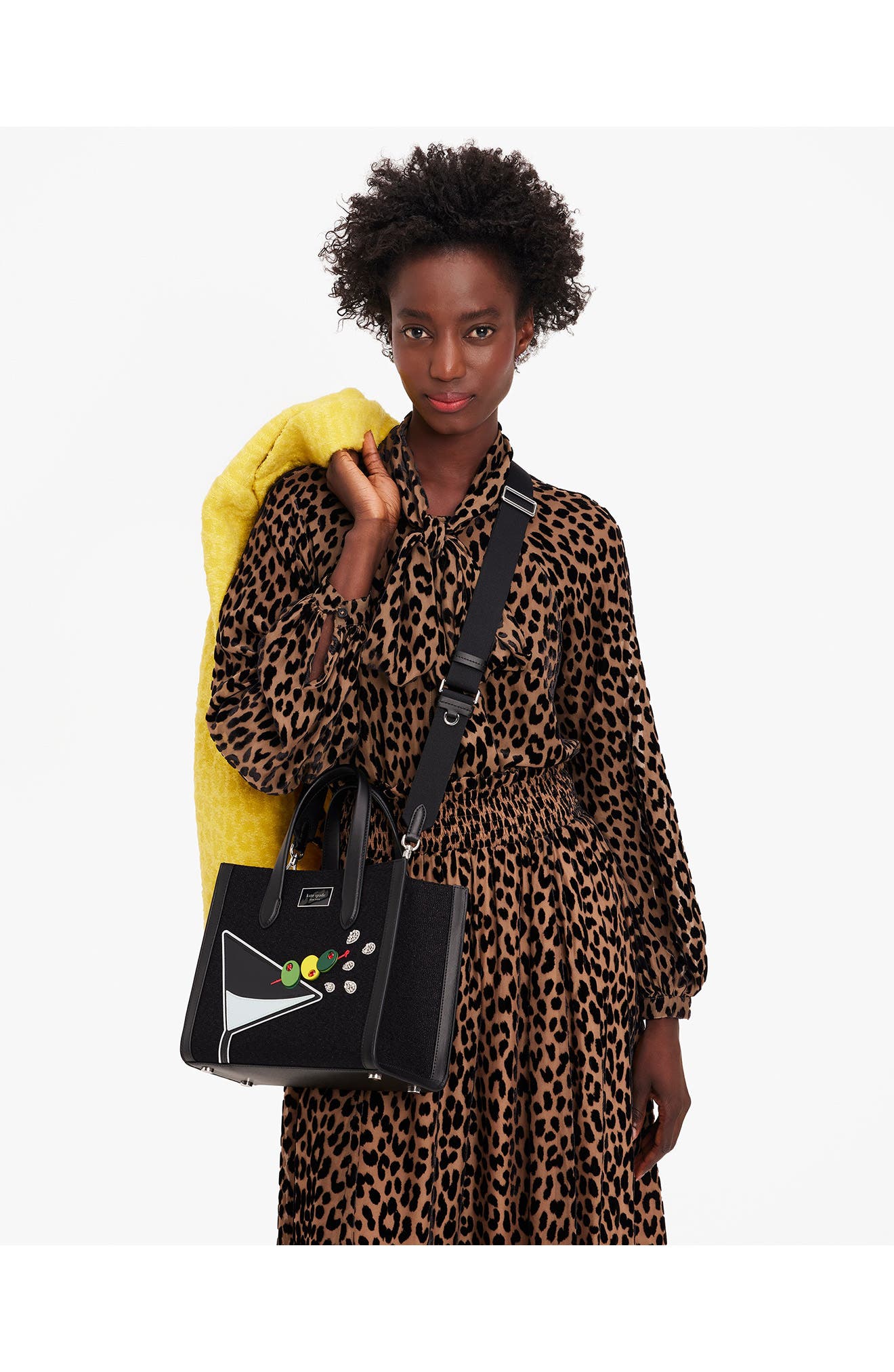 Kate Spade New York manhattan martini embellished tote, Alternate, color, 