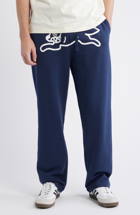 Running Dog Drawstring Sweatpants