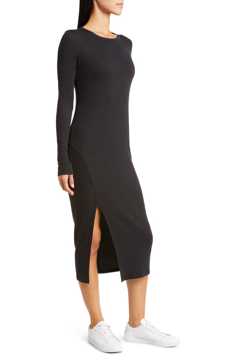 Beyond Yoga Day to Night Long Sleeve Knit Midi Dress, Alternate, color,