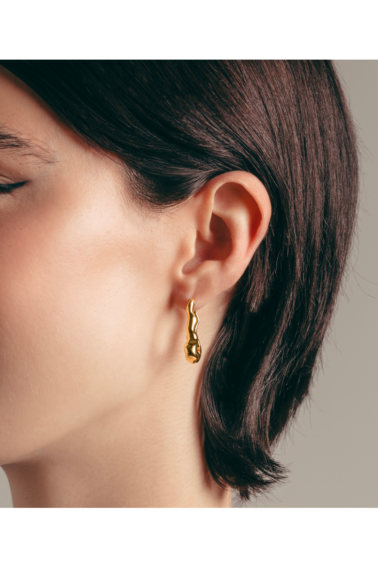 Dazzling Long Earrings, Alternate, color, Gold
