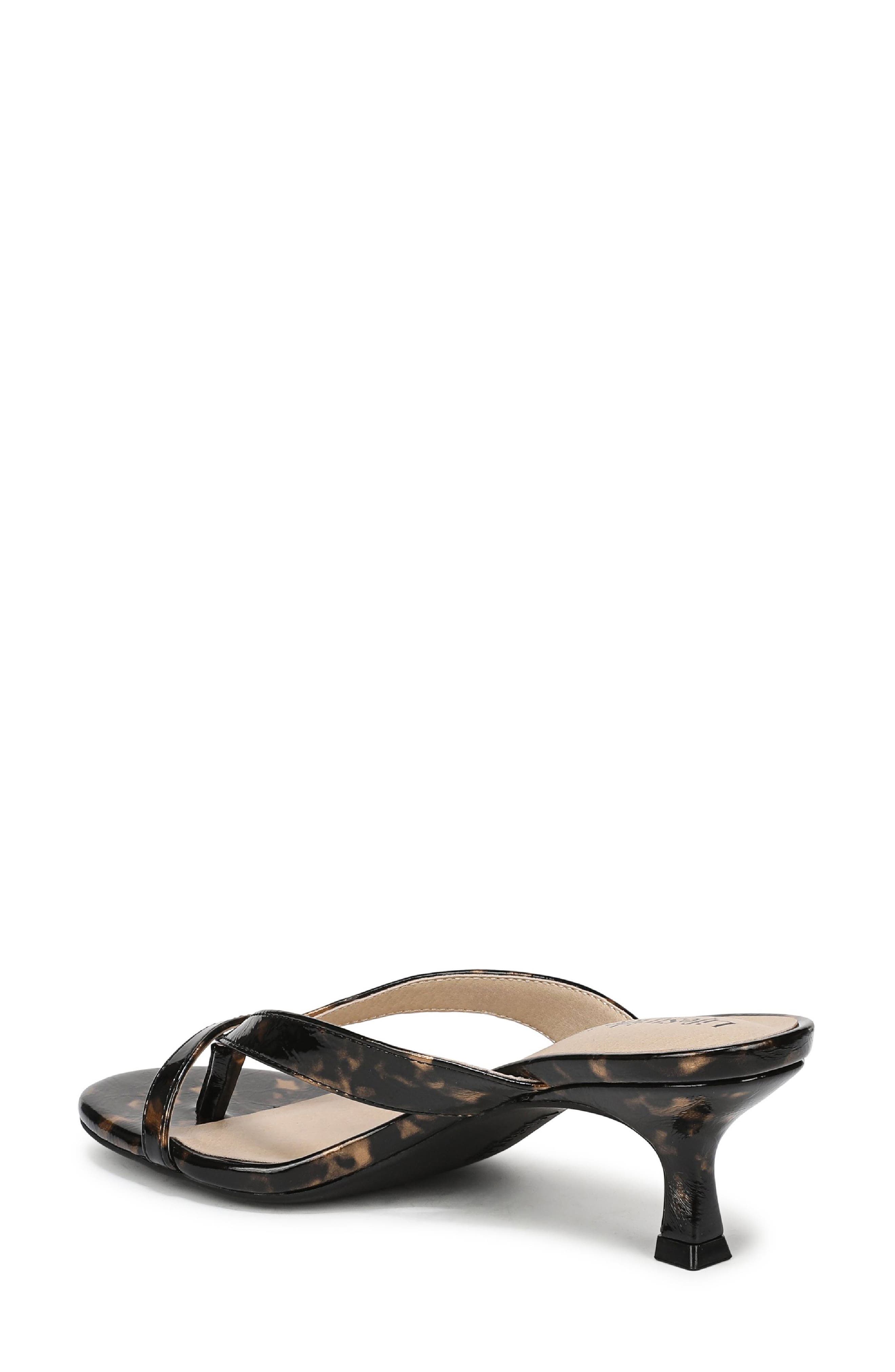 Navine Kitten Heel Flip Flop, Alternate, color, BLACK MULTI