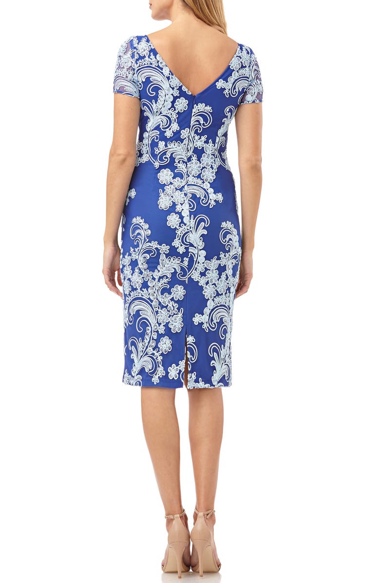 JS Collections Soutache Cocktail Dress, Alternate, color,