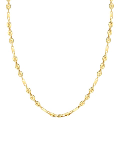 14k Gold Women's 22" Marine Chain Necklace 14.2 Grams 5.5mm Thick