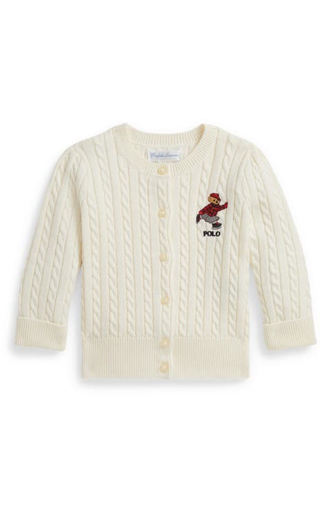 Bear Cable Stitch Sweater (Baby)