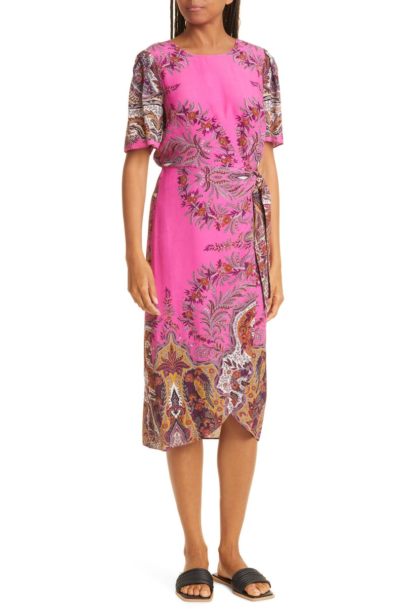 KOBI HALPERIN Alexis Side Tie Dress, Main, color,