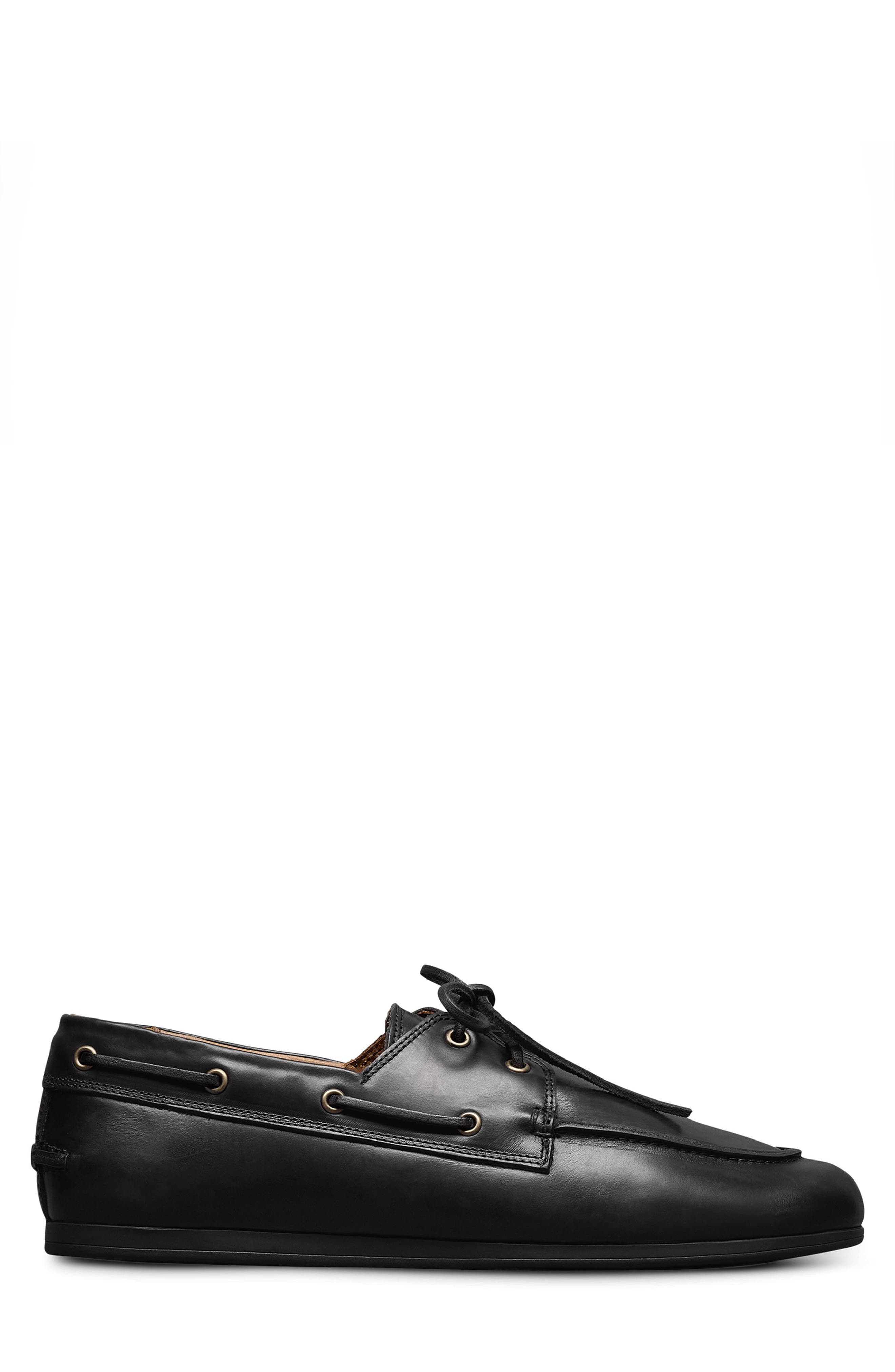 Allen Edmonds Aruba Boat Shoe, Alternate, color, Black