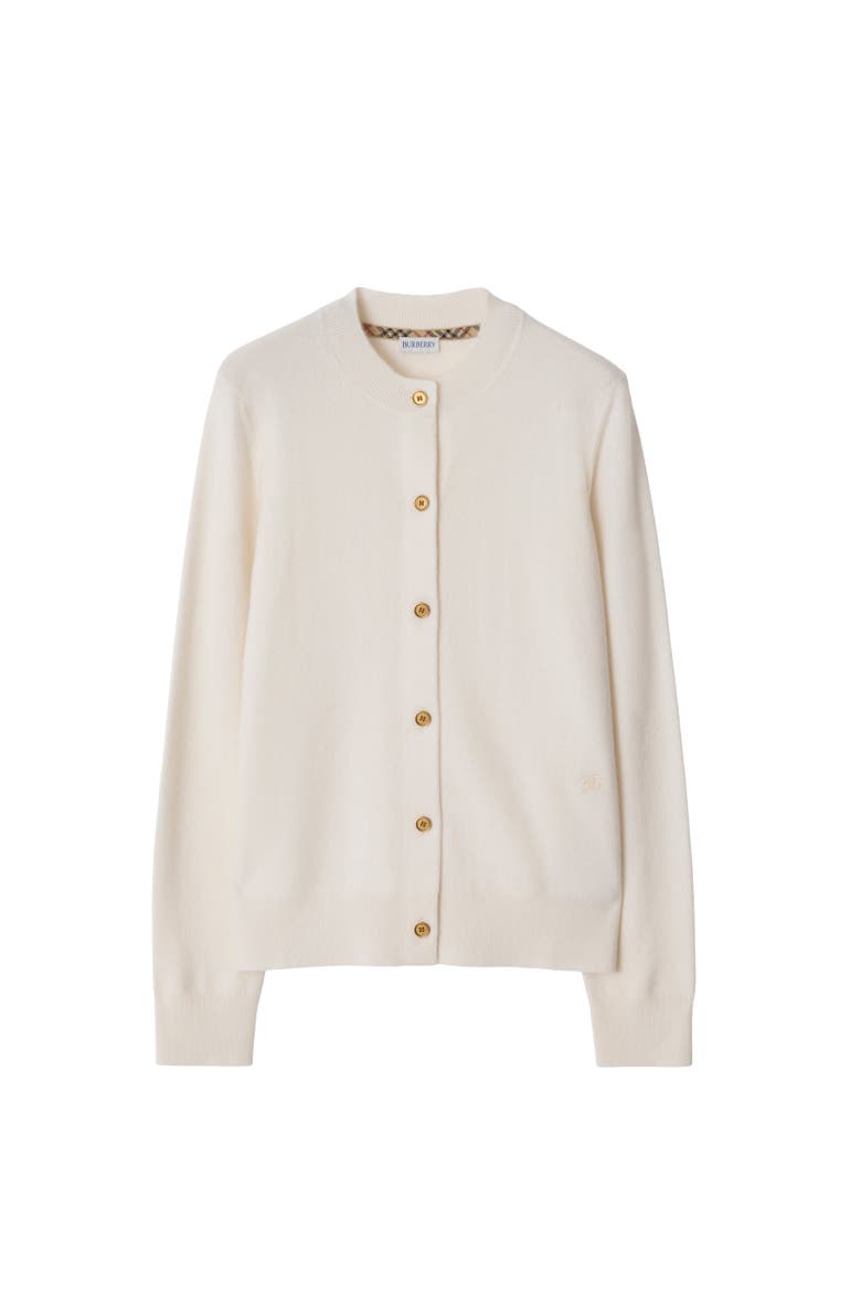 Cashmere Blend Cardigan, Alternate, color, Chalk white
