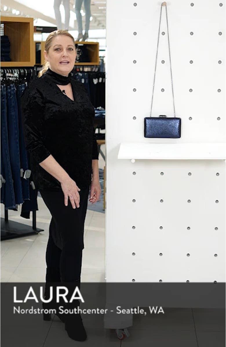 Metallic Box Clutch, sales video thumbnail