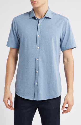 Roan Stretch Cotton Button-Up Shirt