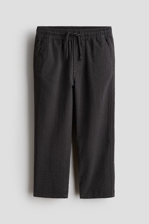 Cotton Seersucker Trousers