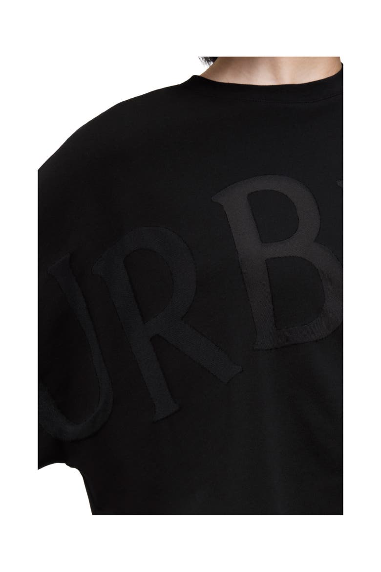Logo Cotton Blend T-shirt, Alternate, color, Black