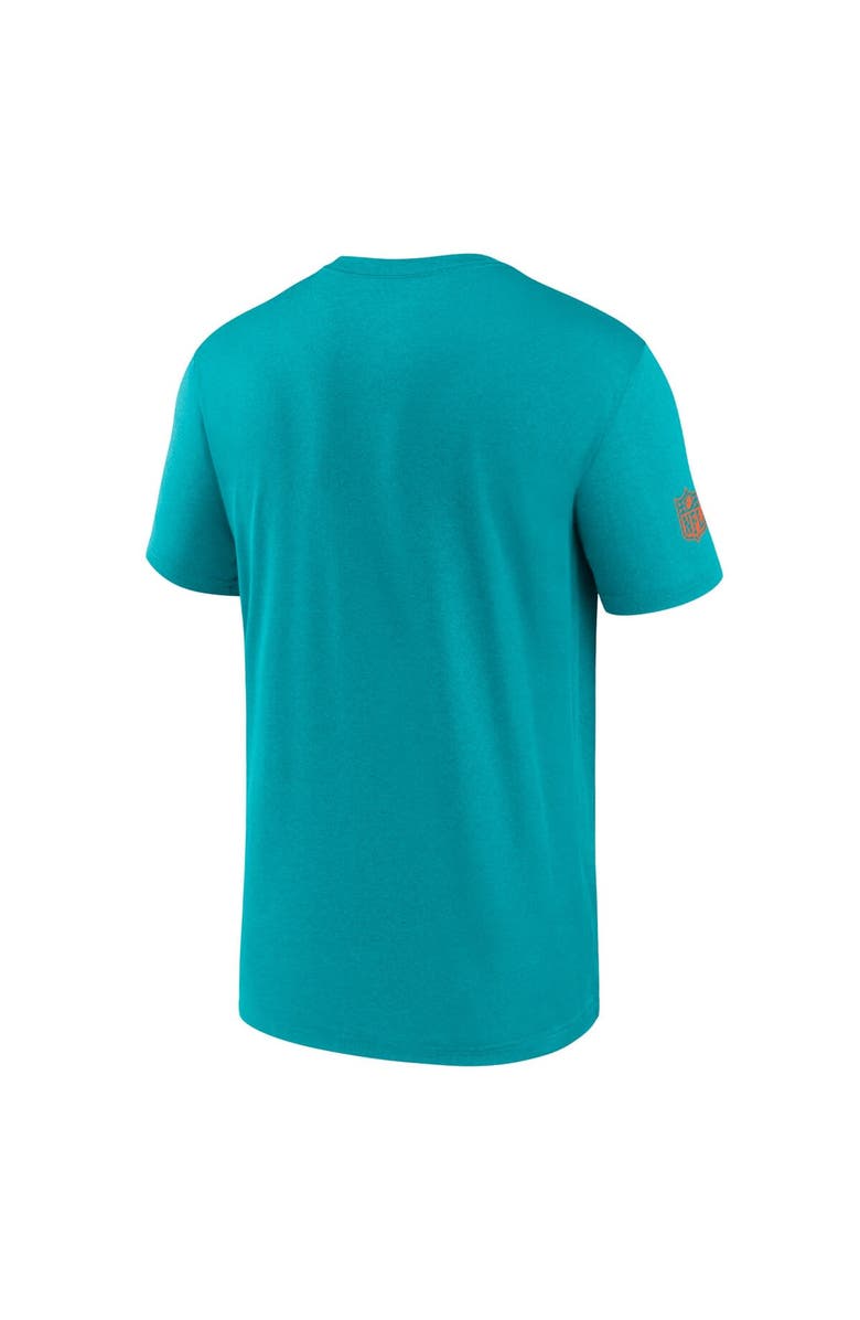 Nike Men's Nike Aqua Miami Dolphins Sideline Legend Performance T-Shirt, Alternate, color, Aqua