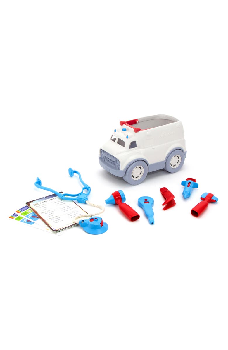 Green Toys Ambulance & Doctor's Kit Playset, Alternate, color, 