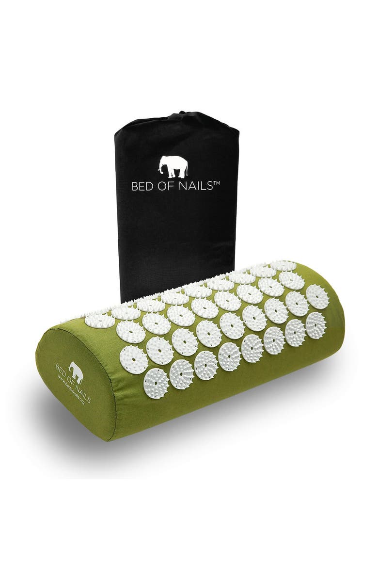 BED OF NAILS Bon Original Premium Acupuncture Pillow, Main, color, Green
