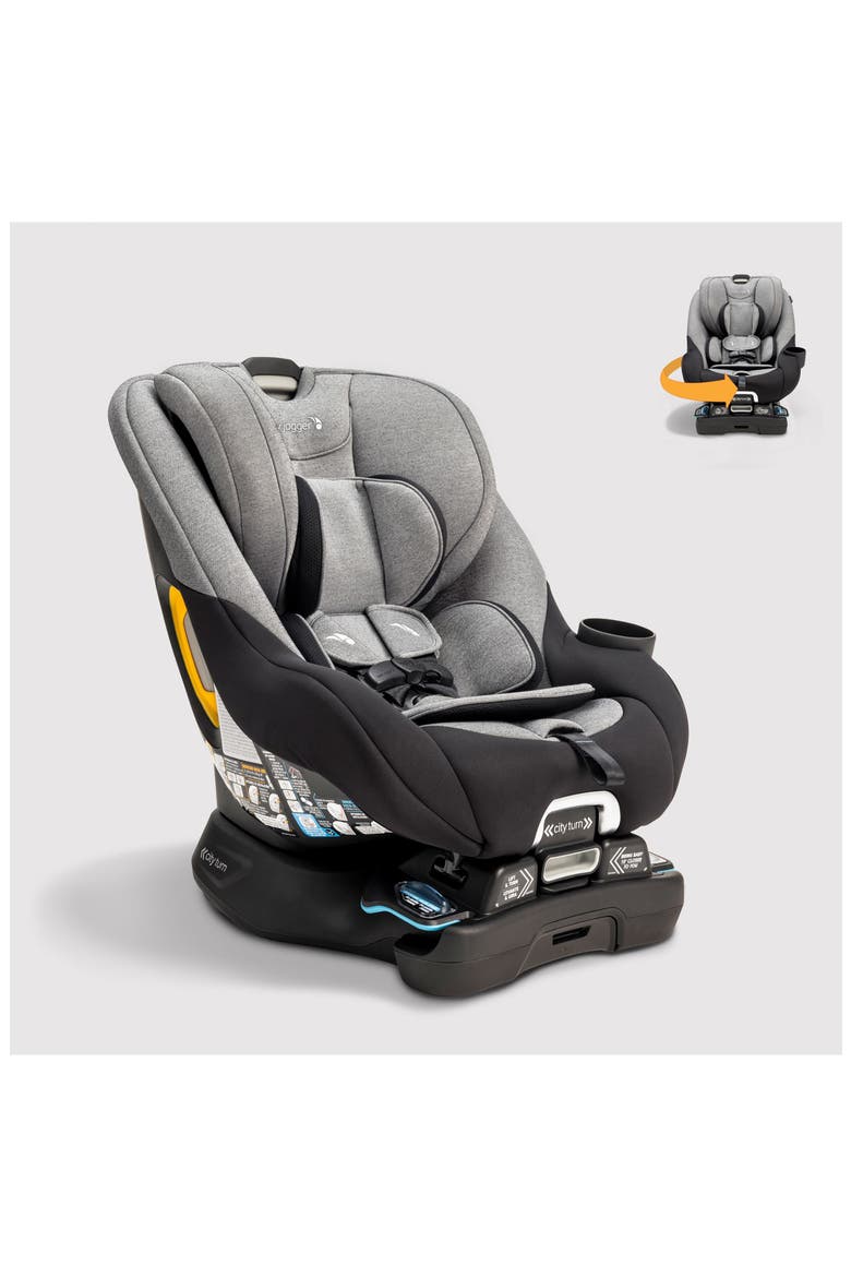 City Turn™ Rotating Convertible Car Seat, Alternate, color, ONYX BLACK