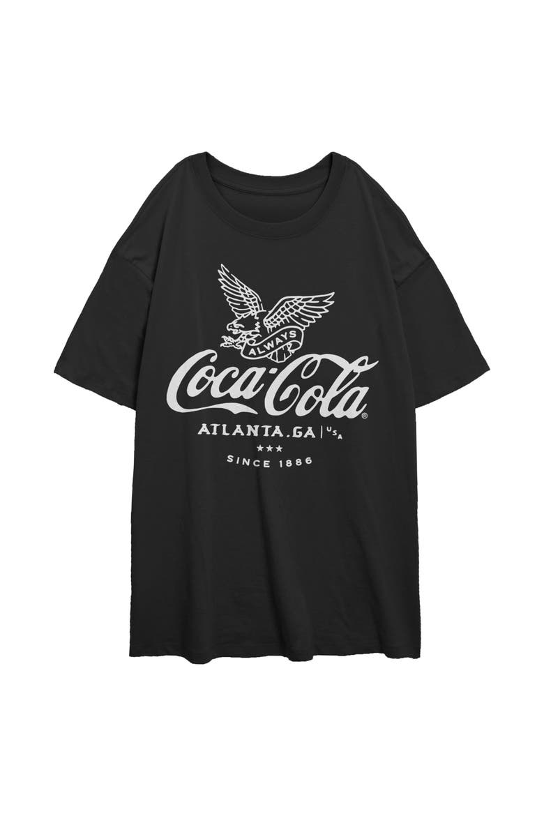 Junior's Coca Cola Always Since 1886  Graphic T-Shirt, Main, color, Black
