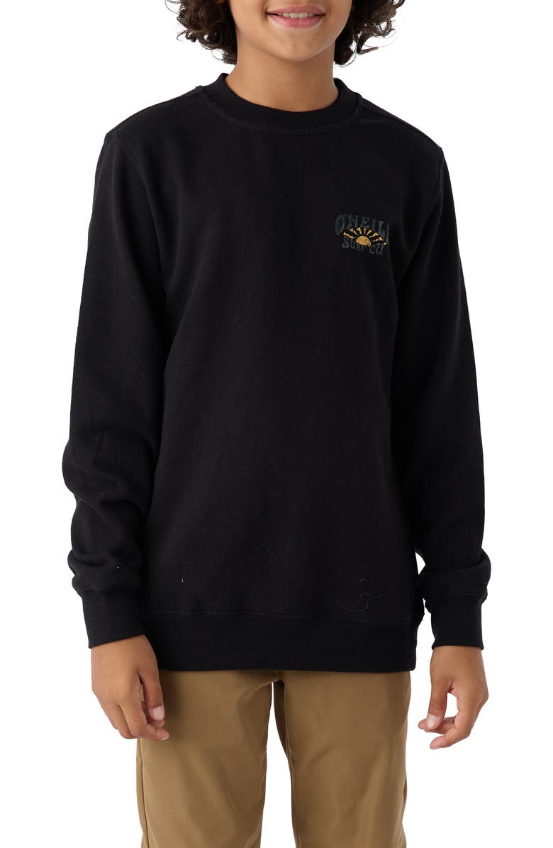 O'Neill Kids' Fifty Two Long Sleeve Graphic Sweatshirt, Main, color, 