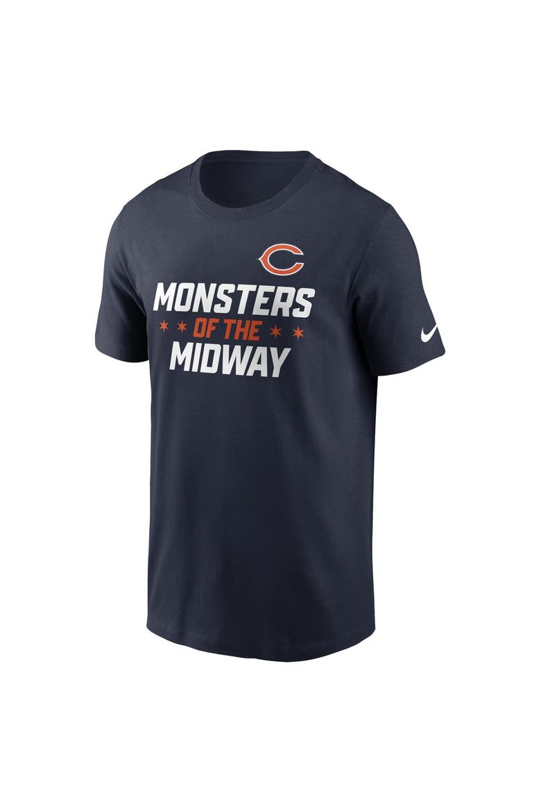 Men's Nike  Navy Chicago Bears Local Essential T-Shirt, Alternate, color, Navy