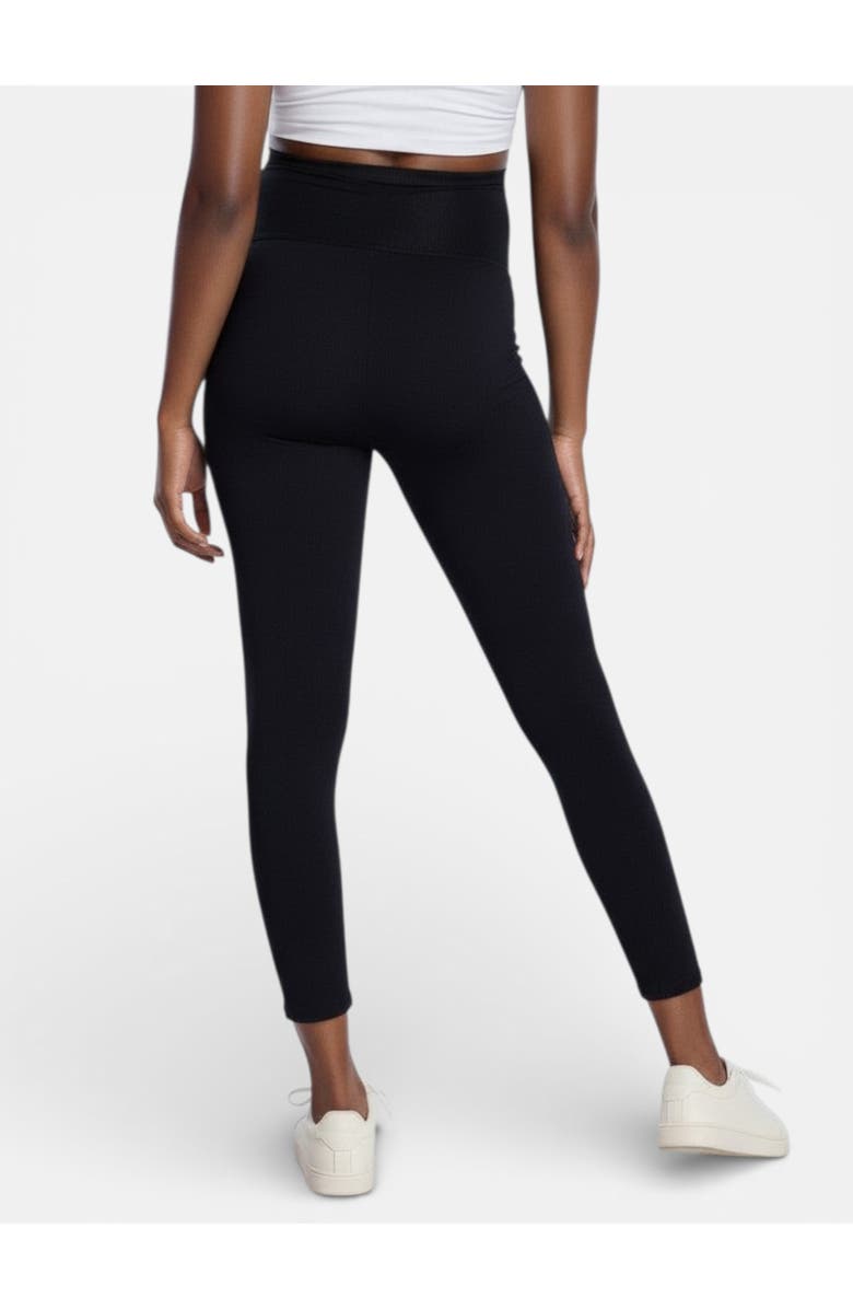 MOTHERHOOD MATERNITY Essential Stretch Secret Fit Over the Belly Maternity Leggings, Alternate, color, Black