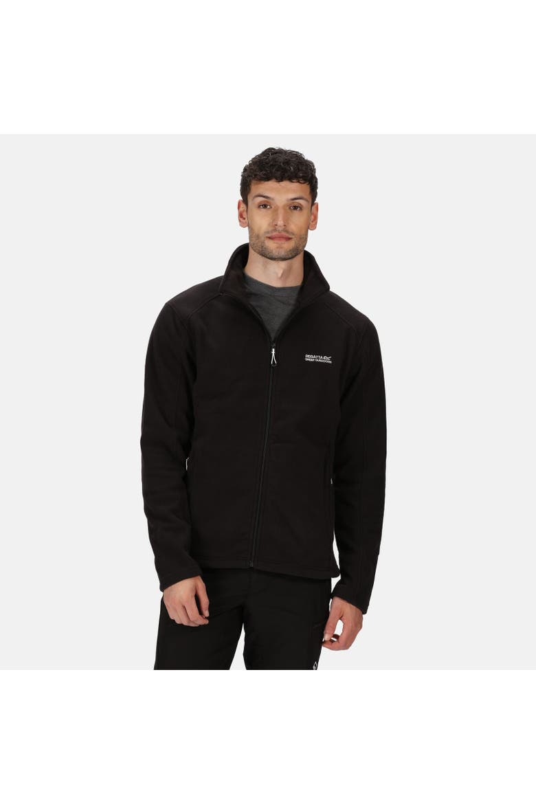 Great Outdoors Hedman II Two Tone Full Zip Fleece Jacket, Alternate, color, Black and Black