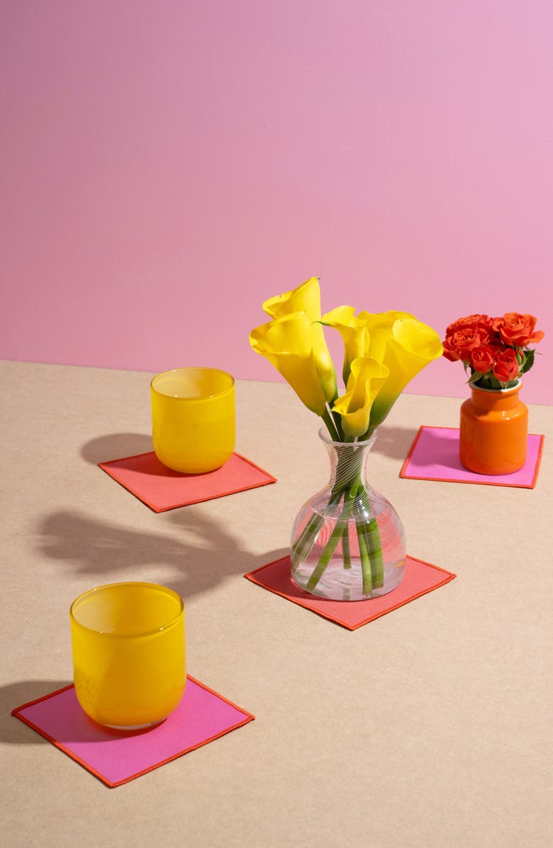 ATELIER SAUCIER Lollipop Set of 4 Cocktail Napkins, Alternate, color, 