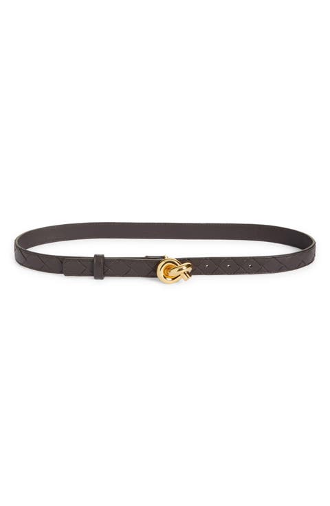 Andiamo Intrecciato Leather Belt