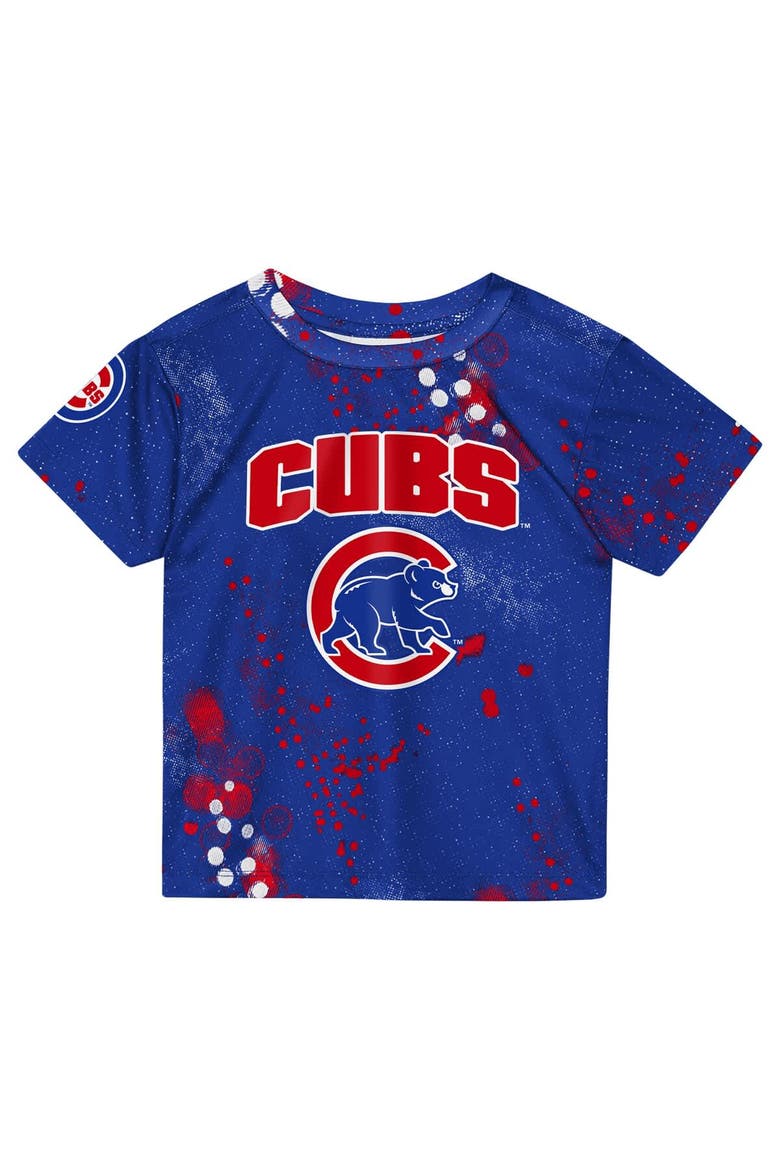 Preschool Outerstuff  Royal Chicago Cubs Pinch Hitter Infielder T-Shirt & Shorts Set, Alternate, color, Royal
