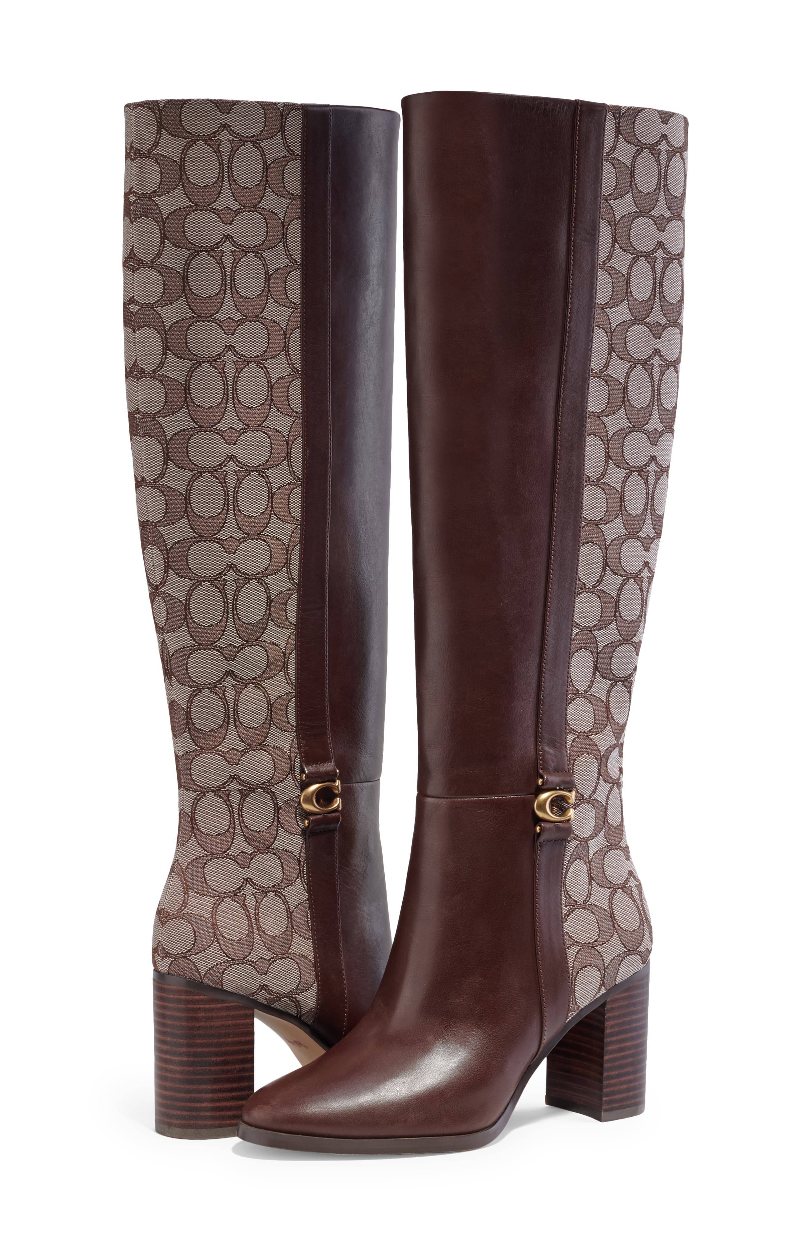 COACH Ollie Knee High Boot, Alternate, color, 