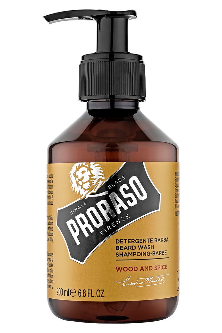 Men's Grooming Wood and Spice Beard Wash, Main, color, NO COLOR