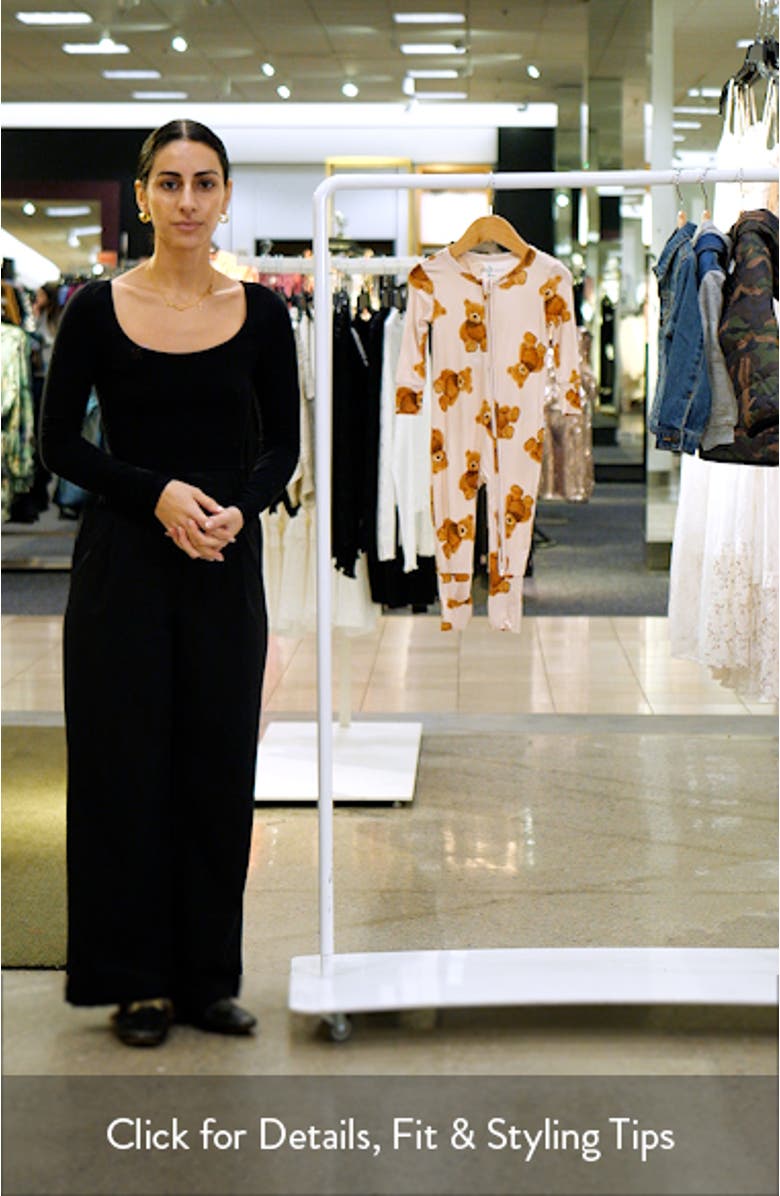 Teddy Freddy Fitted Convertible Footie Pajamas, sales video thumbnail