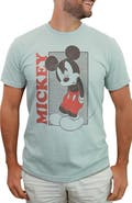 Mickey & Friends Men's Mickey & Friends Slouch Poster  Graphic T-Shirt