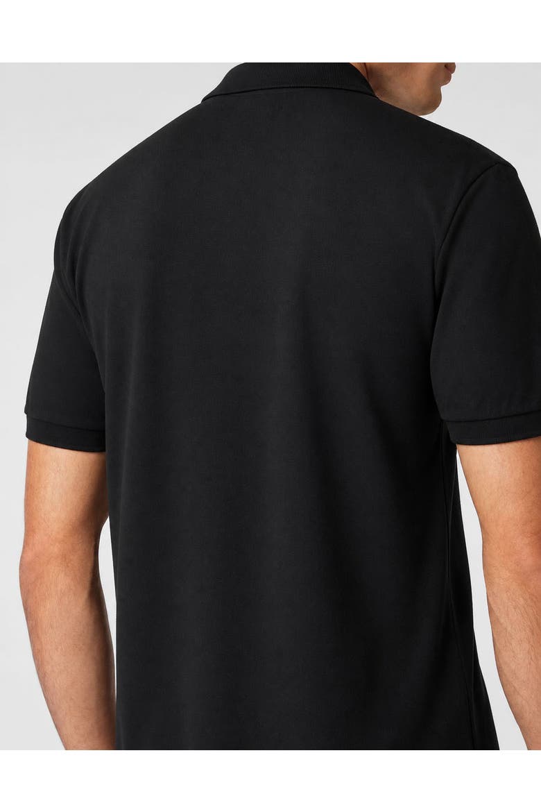 Dry-fit Polo T-shirt Plein Sport Men, Alternate, color, black