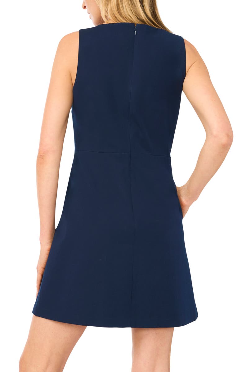 Halogen<sup>®</sup> Sleeveless A-Line Dress, Alternate, color, Classic Navy
