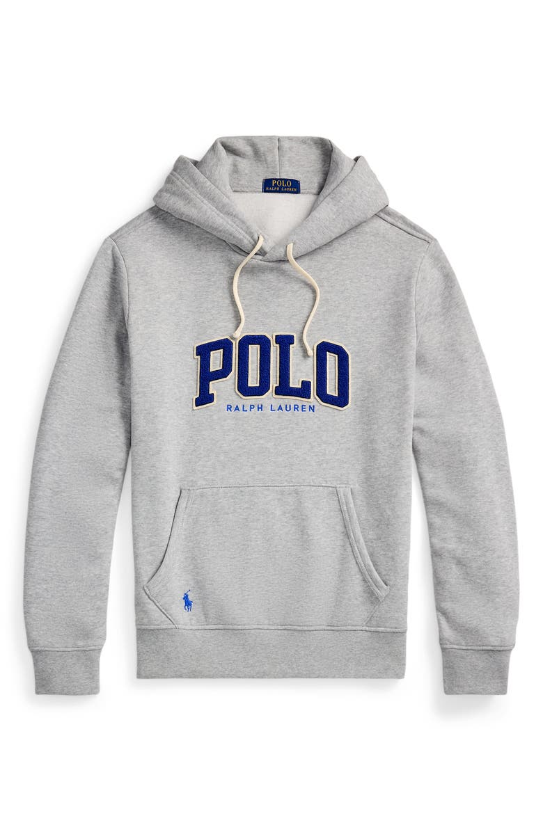 Polo Ralph Lauren Logo Appliqué Fleece Hoodie, Alternate, color, 