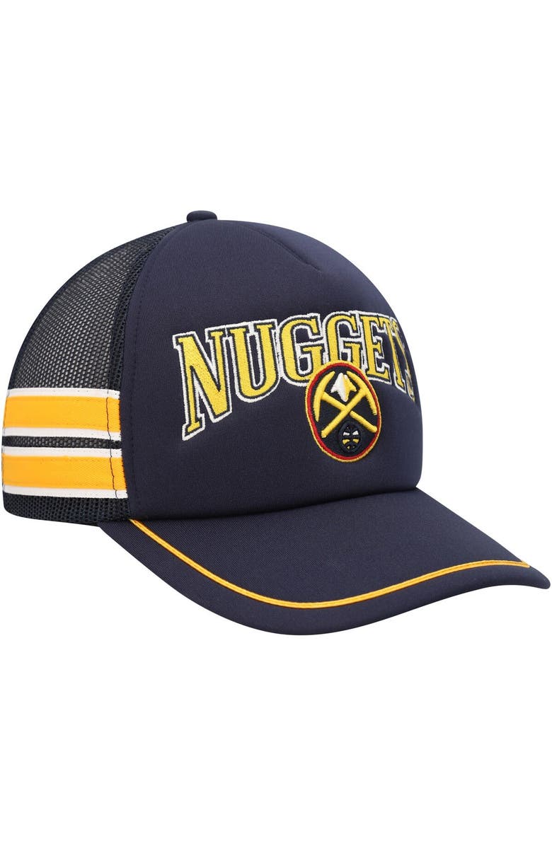'47 Men's '47 Navy Denver Nuggets Sidebrand Stripes Trucker Adjustable Hat, Alternate, color, Navy