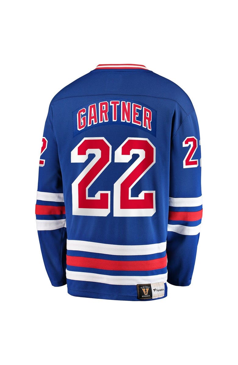 FANATICS Men's Fanatics Branded Mike Gartner Blue New York Rangers Premier Breakaway Retired Player Jersey, Alternate, color, Blue