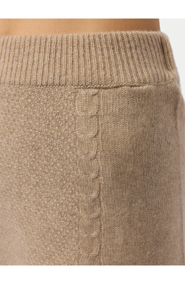 Gobi Cashmere A-Line Cashmere Knitted Skirt, Alternate, color, Warm Grey
