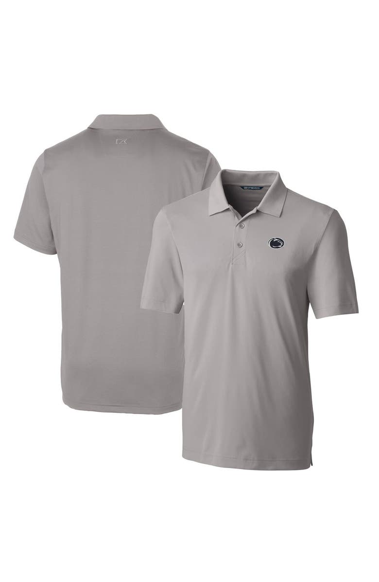 Cutter & Buck Men's Cutter & Buck Gray Penn State Nittany Lions Big & Tall Forge Stretch Polo, Main, color,