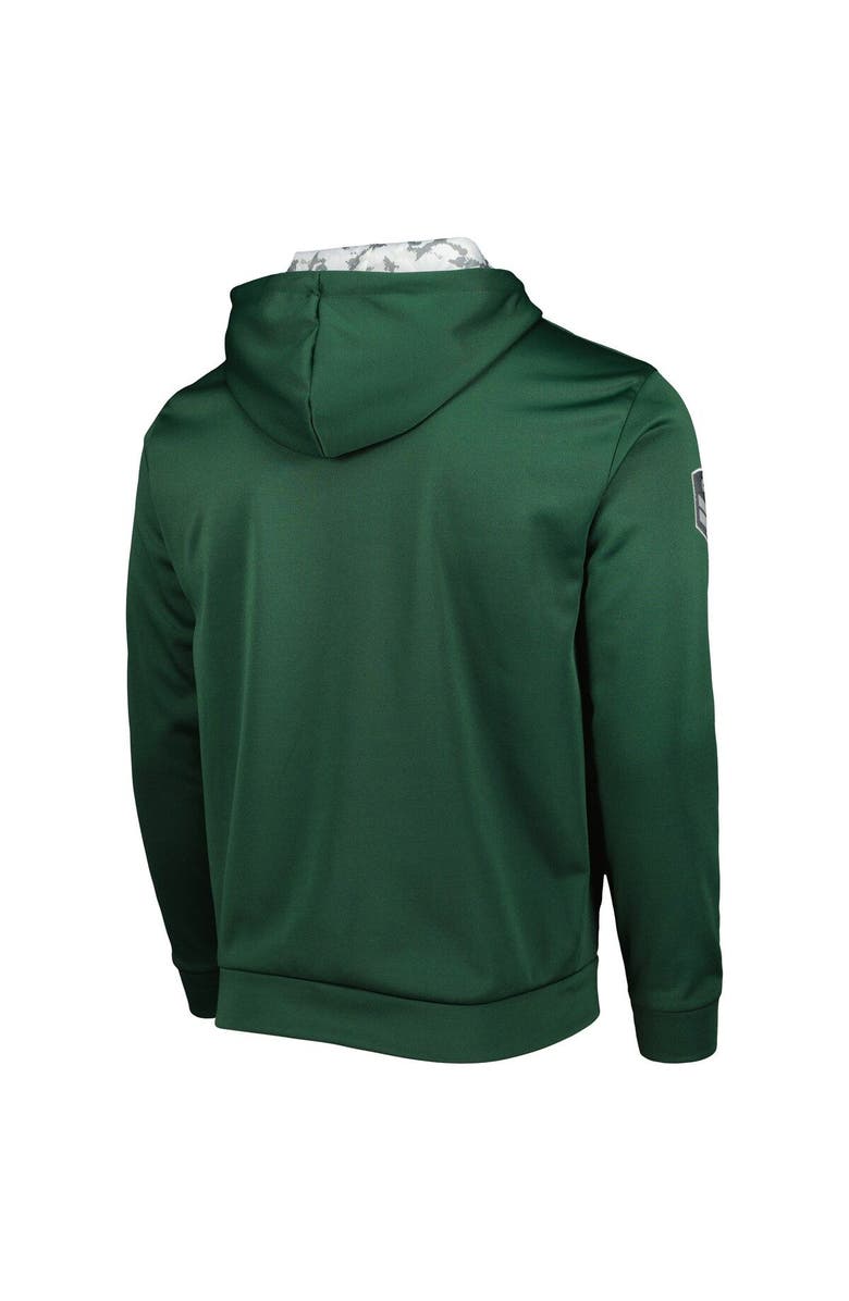 COLOSSEUM Men's Colosseum Green Michigan State Spartans OHT Military Appreciation Team Color Pullover Hoodie, Alternate, color, Green