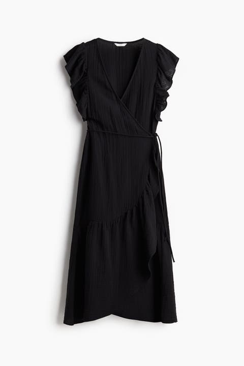 Muslin Wrap Dress